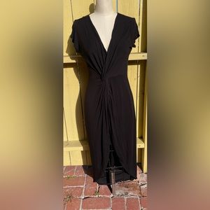 Black knit maxi dress Size M